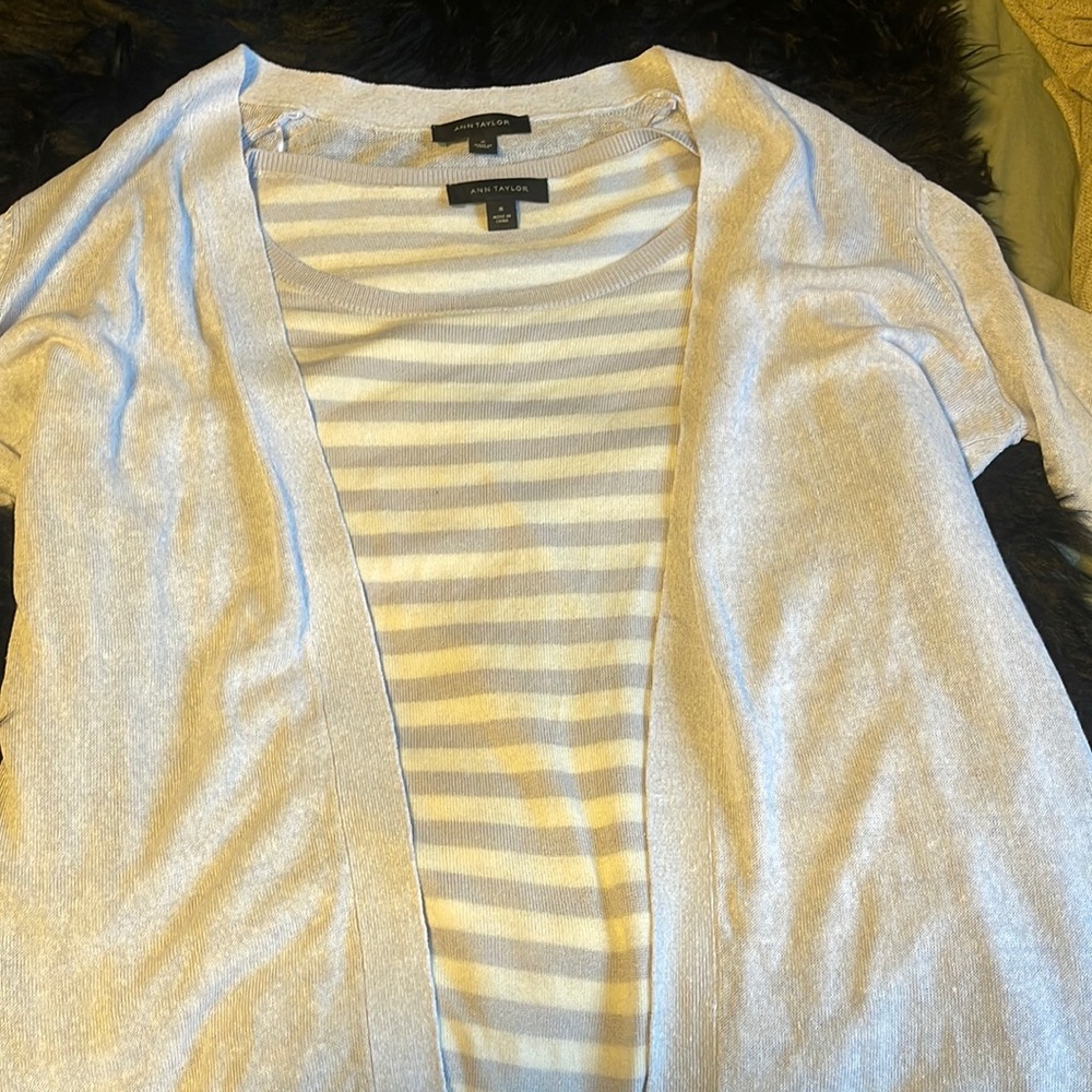 Ann Taylor sweater/cardigan set
